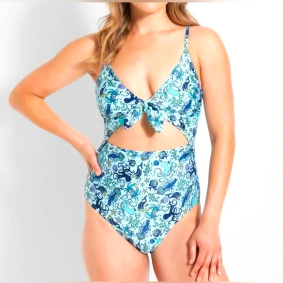 Modcloth Other - Modcloth The Sienna Bathing Suit in Sea Critters
